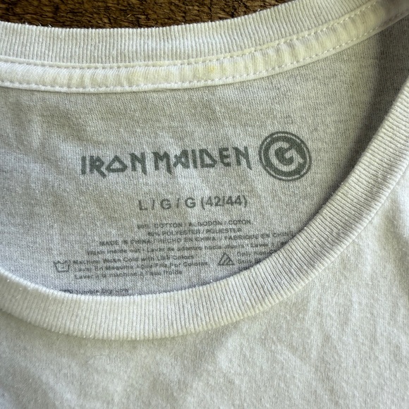 Iron Maiden World Piece Tour 1983 t shirt men L - Picture 4 of 5